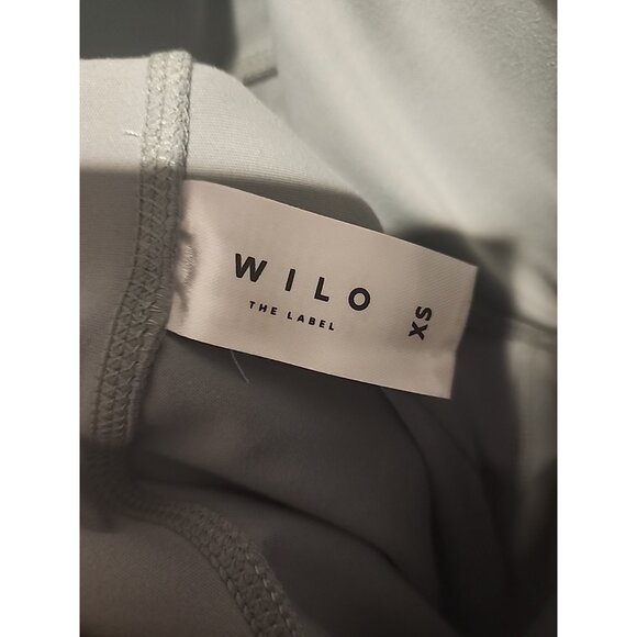 2 pack WILO The Label size XS womens flare stretch leggings pants blue high rise - Picture 4 of 4